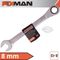 FIXMAN Combination Ratcheting Wrench 8mm
